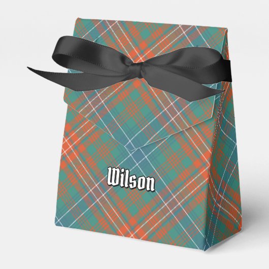 Clan Wilson Ancient Tartan Bedankdoosjes (Voorkant Zijde)