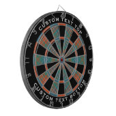 Clan Wilson Ancient Tartan Dartbord (Voorkant Links)