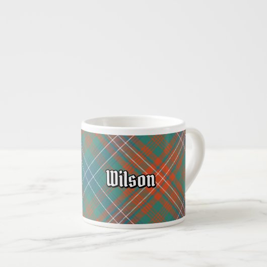 Clan Wilson Ancient Tartan Espresso Kop (Voorkant rechts)