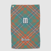 Clan Wilson Ancient Tartan Golfhanddoek (Voorkant)