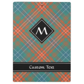 Clan Wilson Ancient Tartan Klembord (Achterkant)
