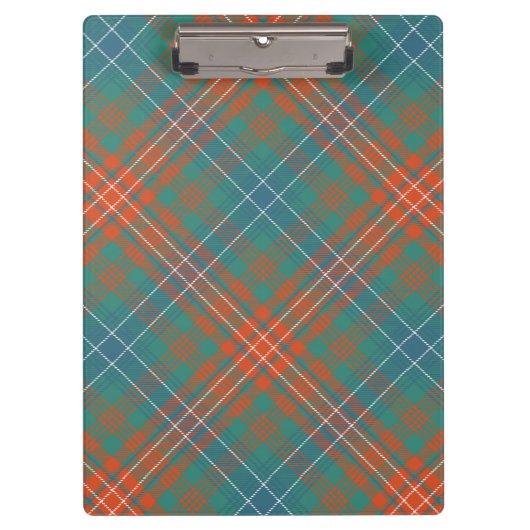 Clan Wilson Ancient Tartan Klembord (Voorkant)