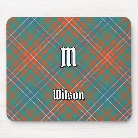 Clan Wilson Ancient Tartan Muismat (Voorkant)