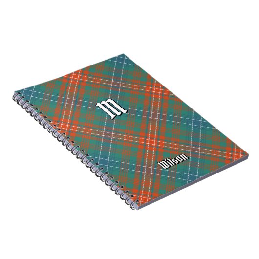 Clan Wilson Ancient Tartan Notitieboek (Rechterzijde)