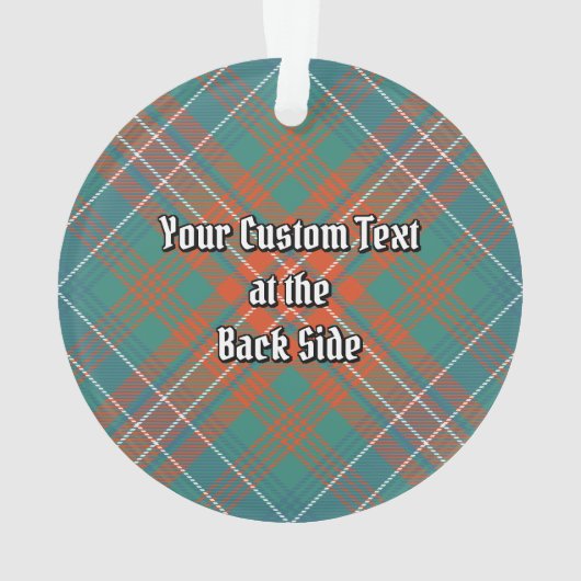 Clan Wilson Ancient Tartan Ornament (achterkant)