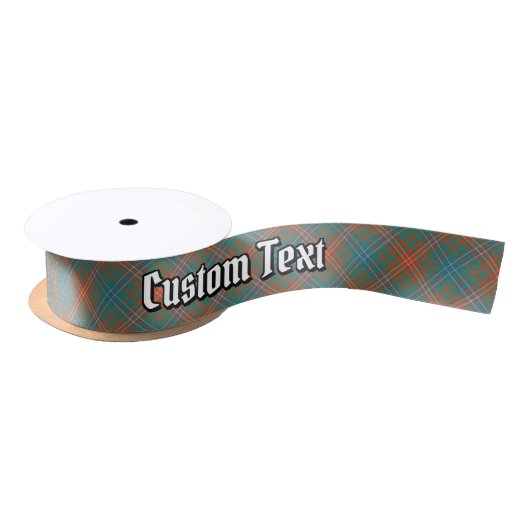 Clan Wilson Ancient Tartan Satijnen Lint (Spoel)