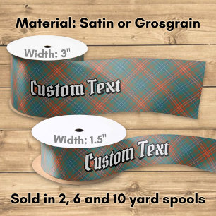 Clan Wilson Ancient Tartan Satijnen Lint