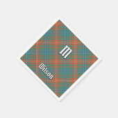 Clan Wilson Ancient Tartan Servet (Hoek)