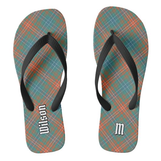 Clan Wilson Ancient Tartan Teenslippers (Voetbed)