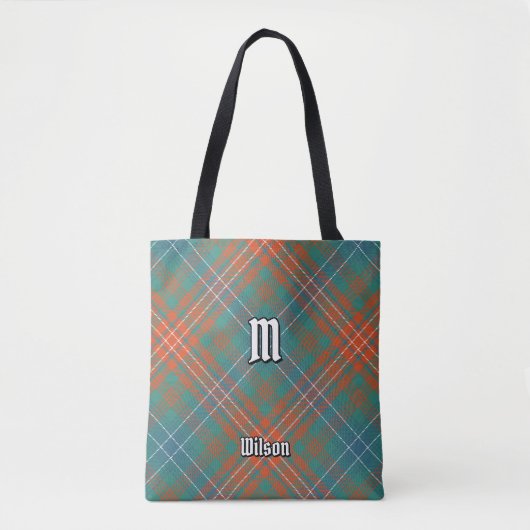 Clan Wilson Ancient Tartan Tote Bag (Voorkant)