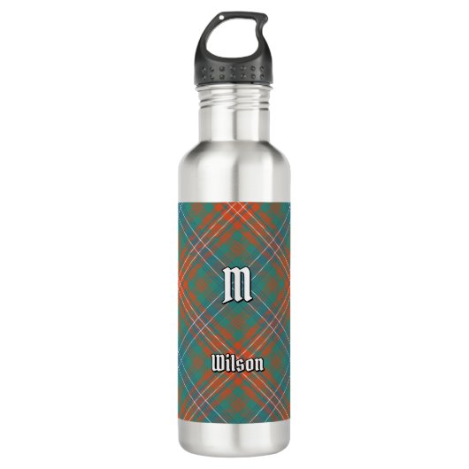 Clan Wilson Ancient Tartan Waterfles (Voorkant)