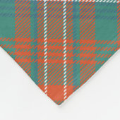 Clan Wilson Crest over het oude Tartan Fleece Deken (Hoek)