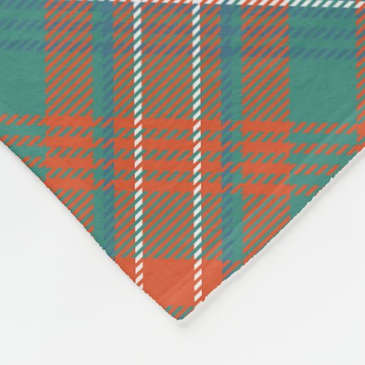 Clan Wilson Crest over het oude Tartan Fleece Deken (Hoek)