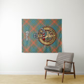 Clan Wilson Crest over het oude Tartan Wandkleed (In Situ (horizontaal))