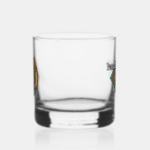 Clan Wilson Crest over het oude Tartan Whisky Glas (Links)