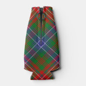 Clan Wilson Crest over Modern Tartan Flesjeskoeler (Achterkant)