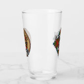 Clan Wilson Crest over Modern Tartan Glas (Links)