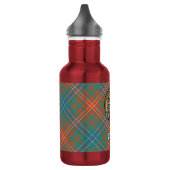 Clan Wilson Crest over Oude Tartan Waterfles (Links)
