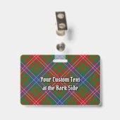 Clan Wilson Modern Tartan Badge (Achterkant met clip)