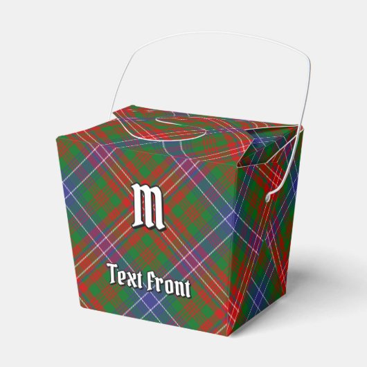 Clan Wilson Modern Tartan Bedankdoosjes (Voorkant Zijde)