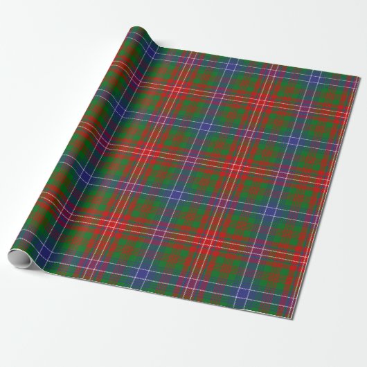 Clan Wilson Modern Tartan Cadeaupapier (Uitgerold)