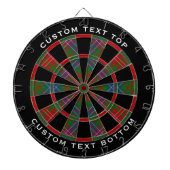Clan Wilson Modern Tartan Dartbord (Voorkant)