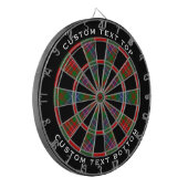 Clan Wilson Modern Tartan Dartbord (Voorkant Links)