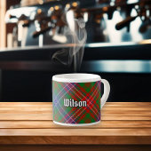 Clan Wilson Modern Tartan Espresso Kop