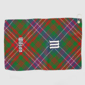Clan Wilson Modern Tartan Golfhanddoek (Horizontaal)
