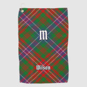 Clan Wilson Modern Tartan Golfhanddoek (Voorkant)