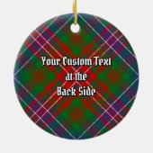 Clan Wilson Modern Tartan Keramisch Ornament (Achterkant)