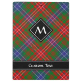 Clan Wilson Modern Tartan Klembord (Achterkant)