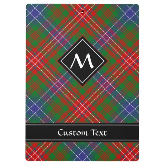 Clan Wilson Modern Tartan Klembord (Achterkant)