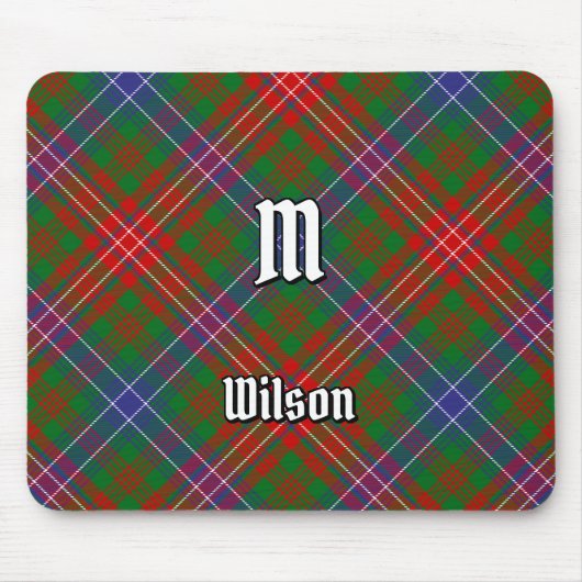 Clan Wilson Modern Tartan Muismat (Voorkant)