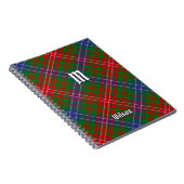 Clan Wilson Modern Tartan Notitieboek (Rechterzijde)