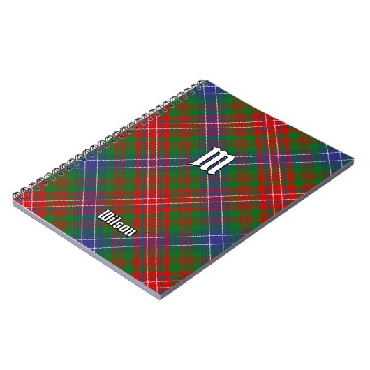Clan Wilson Modern Tartan Notitieboek (Linkerzijde)