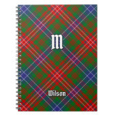 Clan Wilson Modern Tartan Notitieboek (Voorkant)