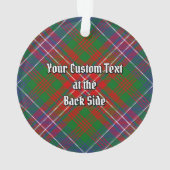 Clan Wilson Modern Tartan Ornament (achterkant)