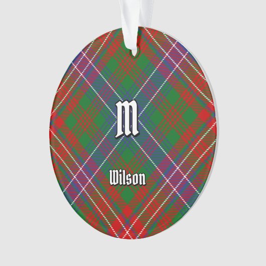 Clan Wilson Modern Tartan Ornament (voorkant)