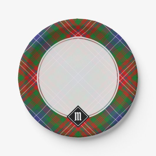 Clan Wilson Modern Tartan Papieren Bordje (Voorkant)