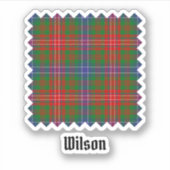 Clan Wilson Modern Tartan Sticker (Voorkant)
