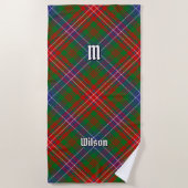 Clan Wilson Modern Tartan Strandlaken (Voorkant)