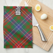 Clan Wilson Modern Tartan Theedoek (Quarter Fold)