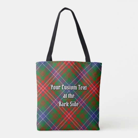 Clan Wilson Modern Tartan Tote Bag (Achterkant)