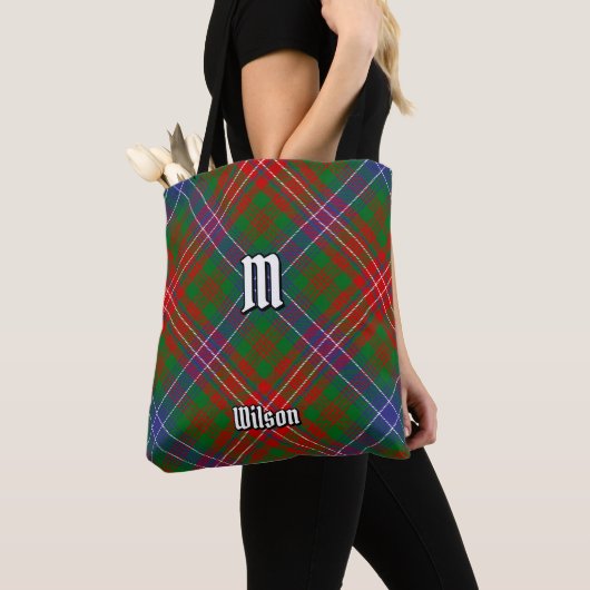 Clan Wilson Modern Tartan Tote Bag (Dichtbij)