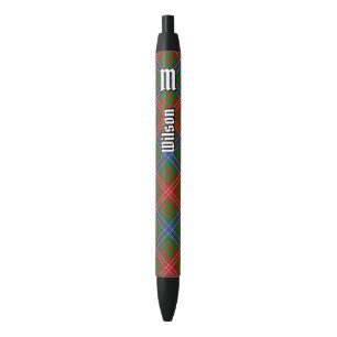 Clan Wilson Modern Tartan Zwarte Inkt Pen