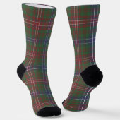 Clan Wilson Muted Tartan Sokken (Gebogen)