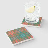 Clan Wilson Tartan Pset Stone Onderzetter (Zijkant)