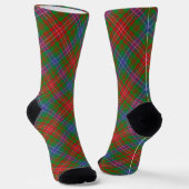 Clan Wilson Tartan Sokken (Gebogen)
