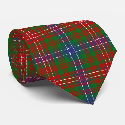 Clan Wilson Tartan Stropdas (Opgerold)
